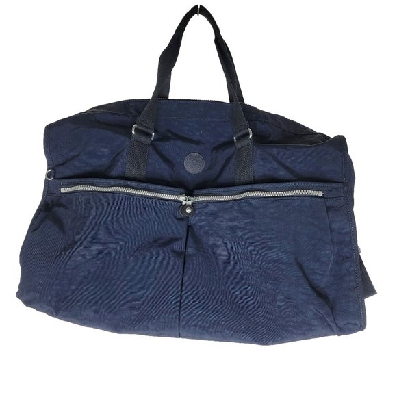 Kipling Itska Blue Weekend Travel Duffel Bag - Picture 1 of 10